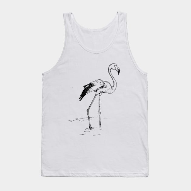 Flamingo Tank Top by nuruveyik